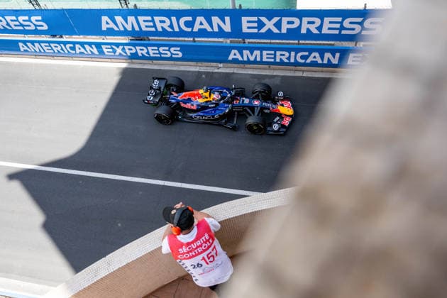 MCO, Louis Vuitton Grand Prix von Monaco, Freies Training, Formel 1 Weltmeisterschaft Saison 2026 05.06.2026, Monte Carlo, Monte Carlo, MCO, Louis Vuitton Grand Prix von Monaco, Freies Training, Formel 1 Weltmeisterschaft Saison 2026, im Bild Max Verstappen (Oracle Red Bull Racing, Niederlande, 03) im RB22,