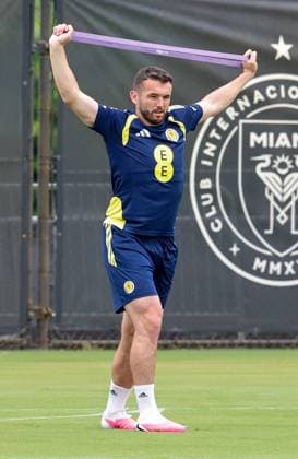 John McGinn during a training session Scotland Training Session, 2026 FIFA World Cup, WM, Weltmeisterschaft, Fussball Football, Florida Blue Training Centre, Florida, USA - 05 Jun 2026Florida Florida Blue Training Centre United States of America EDITORIAL USE ONLY No use with unauthorised audio, video, data, fixture lists, club league logos or live services. Online in-match use limited to 120 images, no video emulation. No use in betting, games or single club league player publications. Copyright: xChrisxArjoon Shutterstockx 16906920h