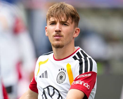 Lennart Karl (Deutschland, 25), training der deutschen Fussballnationalmannschaft im Soldier Field in Chicago, Illinois. USA, Deutsche Fussballnationalmannschaft, Training, Chicago, 05.06.2026 USA, Deutsche Fussballnationalmannschaft, Training, Chicago, 05.06.2026 Chicago Copyright: xEibner-Pressefoto ScottxColemanx EP_SCN