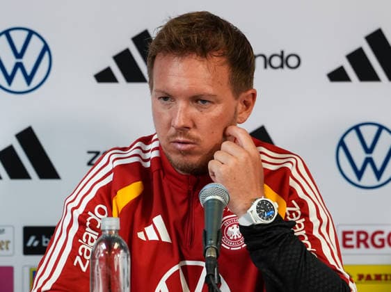 Julian Nagelsmann (Deutschland, Cheftrainer), Pressekonferenz USA, Deutsche Fußballnationalmannschaft, Pressekonferenz, Chicago, 05.06.2026 USA, Deutsche Fussballnationalmannschaft, Pressekonferenz, Chicago, 05.06.2026 Chicago Copyright: xEibner-Pressefoto ScottxColemanx EP_SCN