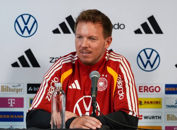 Julian Nagelsmann (Deutschland, Cheftrainer), Pressekonferenz USA, Deutsche Fußballnationalmannschaft, Pressekonferenz, Chicago, 05.06.2026 USA, Deutsche Fussballnationalmannschaft, Pressekonferenz, Chicago, 05.06.2026 Chicago Copyright: xEibner-Pressefoto ScottxColemanx EP_SCN