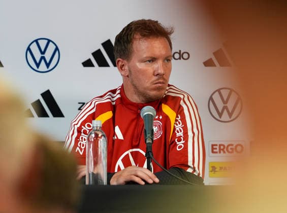 Julian Nagelsmann (Deutschland, Cheftrainer), Pressekonferenz USA, Deutsche Fußballnationalmannschaft, Pressekonferenz, Chicago, 05.06.2026 USA, Deutsche Fussballnationalmannschaft, Pressekonferenz, Chicago, 05.06.2026 Chicago Copyright: xEibner-Pressefoto ScottxColemanx EP_SCN