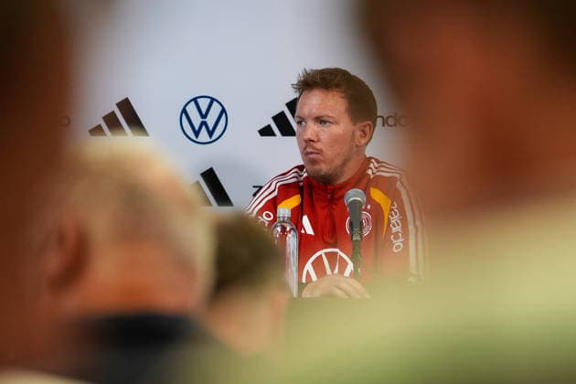 Julian Nagelsmann (Deutschland, Cheftrainer), Pressekonferenz USA, Deutsche Fußballnationalmannschaft, Pressekonferenz, Chicago, 05.06.2026 USA, Deutsche Fussballnationalmannschaft, Pressekonferenz, Chicago, 05.06.2026 Chicago Copyright: xEibner-Pressefoto ScottxColemanx EP_SCN