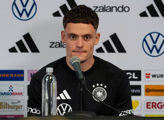 Florian Wirtz (Deutschland, 17), Pressekonferenz USA, Deutsche Fußballnationalmannschaft, Pressekonferenz, Chicago, 05.06.2026 USA, Deutsche Fussballnationalmannschaft, Pressekonferenz, Chicago, 05.06.2026 Chicago Copyright: xEibner-Pressefoto ScottxColemanx EP_SCN