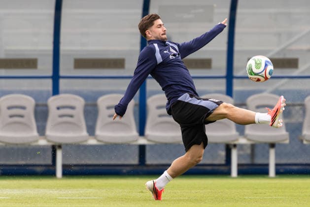 SOCCER - FIFA World Cup, WM, Weltmeisterschaft, Fussball 2026, preview SANTA BARBARA,CALIFORNIA,USA,05.JUN.26 - SOCCER - FIFA World Cup 2026, USA, Mexico, Canada, training. Image shows Romano Schmid (AUT). GEPAxpictures xArminxRauthner
