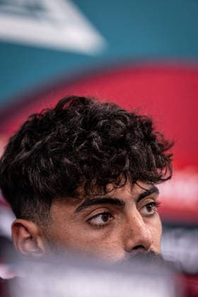 Portugal v Chile - FIFA World Cup, WM, Weltmeisterschaft, Fussball 2026 International Friendly, Länderspiel, Nationalmannschaft Samu Costa of Portugal gives a press conference, PK, Pressekonferenz in Oeiras, Portugal, on June 6, 2026, ahead of the FIFA World Cup 2026 international friendly match between Portugal and Chile at Estadio Nacional do Jamor. Lisbon Oeiras Portugal Copyright: xRodrigoxMoreira NurPhotox originalFilename:moreira-portugal260605_npSVm.jpg