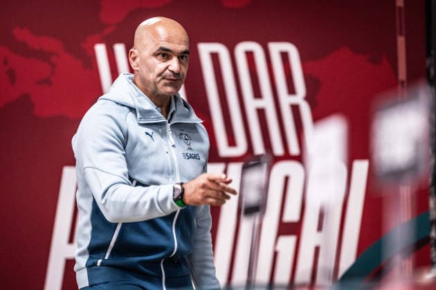 Portugal v Chile - FIFA World Cup, WM, Weltmeisterschaft, Fussball 2026 International Friendly, Länderspiel, Nationalmannschaft Portugal Head Coach Roberto Martinez gives a press conference, PK, Pressekonferenz in Oeiras, Portugal, on June 6, 2026, ahead of the FIFA World Cup 2026 international friendly match between Portugal and Chile at Estadio Nacional do Jamor. Lisbon Oeiras Portugal Copyright: xRodrigoxMoreira NurPhotox originalFilename:moreira-portugal260605_npWW5.jpg