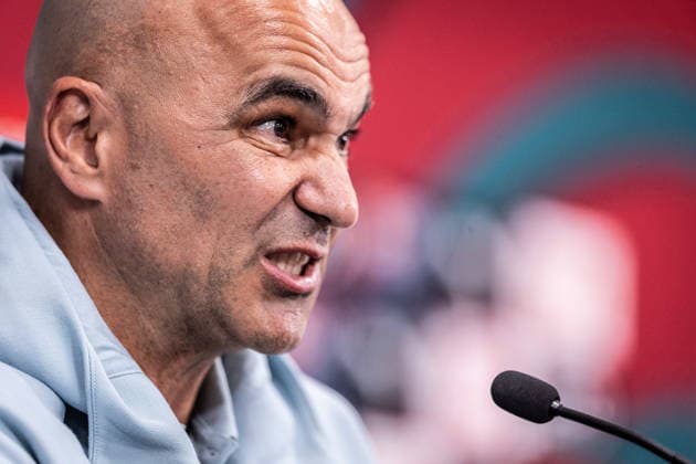 Portugal v Chile - FIFA World Cup, WM, Weltmeisterschaft, Fussball 2026 International Friendly, Länderspiel, Nationalmannschaft Portugal Head Coach Roberto Martinez gives a press conference, PK, Pressekonferenz in Oeiras, Portugal, on June 6, 2026, ahead of the FIFA World Cup 2026 international friendly match between Portugal and Chile at Estadio Nacional do Jamor. Lisbon Oeiras Portugal Copyright: xRodrigoxMoreira NurPhotox originalFilename:moreira-portugal260605_npXln.jpg