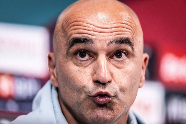 Portugal v Chile - FIFA World Cup, WM, Weltmeisterschaft, Fussball 2026 International Friendly, Länderspiel, Nationalmannschaft Portugal Head Coach Roberto Martinez gives a press conference, PK, Pressekonferenz in Oeiras, Portugal, on June 6, 2026, ahead of the FIFA World Cup 2026 international friendly match between Portugal and Chile at Estadio Nacional do Jamor. Lisbon Oeiras Portugal Copyright: xRodrigoxMoreira NurPhotox originalFilename:moreira-portugal260605_npCnm.jpg