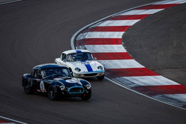 AUTO - LE MANS CLASSIC SERIES 2026 - GRAND PRIX DE L™AGE D™OR 2026 05 de BEAUMONT Alexis (che), DOUSSE Arnaud (fra), Shelby Cobra 289 1965, 153, Sixties Endurance, action 124 IVANOV Ivan Petev (bgr), MORRIS Ed (gbr), Lotus Elan 26R 1965, 153, Sixties Endurance, action during the 2026 Grand Prix de l™age d™Or, 3rd round of the Le Mans Classic Series 2026, from June 04 to 07 in Circuit de Dijon Prenois, in Prenois, France - DijonFrance Copyright: xGREGORYxLENORMANDx
