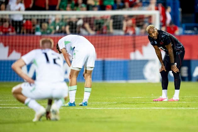 June 5, 2026, Montreal, Pq, Canada: Canada s Derek Cornelius (13) looks on after Canada tied with Republic of Ireland in International Friendly, Länderspiel, Nationalmannschaft soccer action in Montreal, on Friday, June 5, 2026. Canada News - June 5, 2026 - ZUMAc35_ 20260605_zaf_c35_120 Copyright: xChristopherxKatsarovx