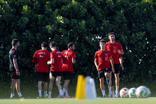 Ahead of 2026 FIFA World Cup, WM, Weltmeisterschaft, Fussball MIAMI, FLORIDA, UNITED STATES - JUNE 5: Members of Turkish national football team train as they prepare for the upcoming FIFA World Cup, in Miami, Florida, U.S., June, 5, 2026. Mostafa Bassim Anadolu Florida United States. Editorial use only. Please get in touch for any other usage. Copyright: x2026xAnadoluxMostafaxBassimx