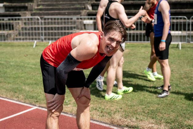 Tim Eikermann (TSV Bayer 04 Leverkusen, 712, 110m Huerden Maenner), GER, Leichtathletik, Athletics, Sparkassen Gala, Regensburg, 06.06.2026, GER, Leichtathletik, Athletics, Sparkassen Gala, Regensburg, 06.06.2026 Regensburg Copyright: xStefanxMayerx EP_SMR