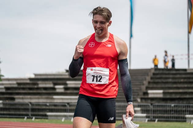Tim Eikermann (TSV Bayer 04 Leverkusen, 712, 110m Huerden Maenner), GER, Leichtathletik, Athletics, Sparkassen Gala, Regensburg, 06.06.2026, GER, Leichtathletik, Athletics, Sparkassen Gala, Regensburg, 06.06.2026 Regensburg Copyright: xStefanxMayerx EP_SMR