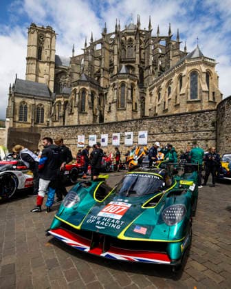 24 HEURES DU MANS 2026 - CITY CENTRE PARADE 007 TINCKNELL Harry (gbr), GAMBLE Tom (gbr), GUNN Ross (gbr), Aston Martin THOR Team, Aston Martin Valkyrie 007, Hypercar, action during the City Center Parade of the 24 Hours of Le Mans 2026, 3rd round of the 2026 FIA World Endurance Championship, on June 6, 2026 in Le Mans, France - Le MansFrance Copyright: xJULIENxDELFOSSEx