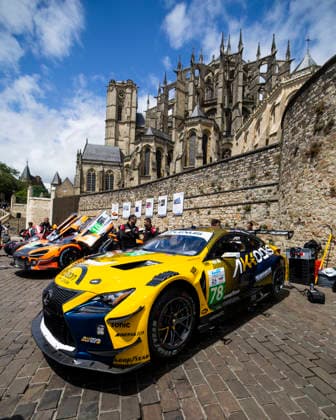 24 HEURES DU MANS 2026 - CITY CENTRE PARADE 78 VAN ROMPUY Tom (bel), DAVID Hadrien (fra), HAWKSWORTH Jack (gbr), Akkodis ASP Team, Lexus RC F LMGT3 78, LM GT3, action during the City Center Parade of the 24 Hours of Le Mans 2026, 3rd round of the 2026 FIA World Endurance Championship, on June 6, 2026 in Le Mans, France - Le MansFrance Copyright: xJULIENxDELFOSSEx