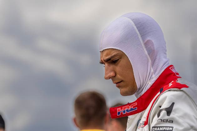 June 6, 2026, Madison, Illinois, USA: IndyCar, Indy Car, IRL, USA SERIES driver, DAVID MALUKAS (12) (USA) of Chicago, IL, qualifies for the Bommarito Automotive Group 500 at World Wide Technology Raceway in MADISON, Illinois, USA. Madison USA - ZUMAa161 20260606_aaa_a161_009 Copyright: xStevexScaglione GMGx