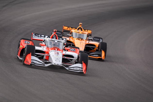 June 6, 2026, Madison, Illinois, USA: IndyCar, Indy Car, IRL, USA SERIES driver, SCOTT MCLAUGHLIN (3) (NZL) of Christchurch, New Zealand, travels through the turns during a practice session for the Bommarito Automotive Group 500 at World Wide Technology Raceway in MADISON Illinois. INDYCAR SERIES: June 06, 2026: Bommarito Automotive Group 500: Scott McLaughlin - ZUMAa161 20260606_aaa_a161_011 Copyright: xWalterxArce GMGx