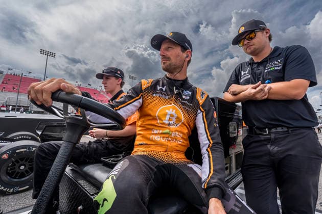 June 6, 2026, Madison, Illinois, USA: IndyCar, Indy Car, IRL, USA SERIES driver, ROMAIN GROSJEAN (18) (CHE) of Geneva, Switzerland, qualifies for the Bommarito Automotive Group 500 at World Wide Technology Raceway in MADISON, Illinois, USA. INDYCAR SERIES: June 06, 2026: Bommarito Automotive Group 500: Romain Grosjean - ZUMAa161 20260606_aaa_a161_023 Copyright: xWalterxArce GMGx