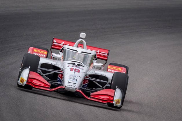 June 6, 2026, Madison, Illinois, USA: IndyCar, Indy Car, IRL, USA SERIES driver, ALEX PALOU (10) (ESP) of Barcelona, Spain, travels through the turns during a practice session for the Bommarito Automotive Group 500 at World Wide Technology Raceway in MADISON Illinois. INDYCAR SERIES: June 06, 2026: Bommarito Automotive Group 500: Alex Palou - ZUMAa161 20260606_aaa_a161_027 Copyright: xWalterxArce GMGx