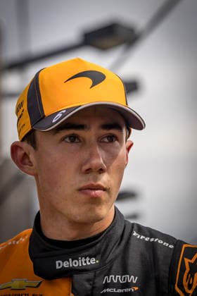 June 6, 2026, Madison, Illinois, USA: IndyCar, Indy Car, IRL, USA SERIES driver, NOLAN SIEGEL (6) (USA) of Palo Alto, CA, qualifies for the Bommarito Automotive Group 500 at World Wide Technology Raceway in MADISON, Illinois, USA. INDYCAR SERIES: June 06, 2026: Bommarito Automotive Group 500: Nolan Siegel - ZUMAa161 20260606_aaa_a161_028 Copyright: xStevexScaglione GMGx