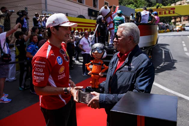 F1 - MONACO GRAND PRIX 2026 LECLERC Charles (mco), Scuderia Ferrari SF-26, portrait marshall, commissaire de piste, marshal, marshalls, marshals award during the Formula 1 Grand Prix de Canada 2026, 6th round of the 2026 Formula One World Championship, WM, Weltmeisterschaft from June 5 to 7, 2026 on the Circuit de Monaco, in Monte-Carlo, Monaco - Monte-CarloMonaco Copyright: xXavixBonillax