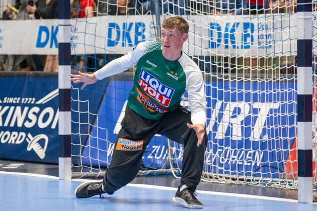 Julian Buchele (FRISCH AUF! Goeppingen, 01) beim Aufwaermen. Bergischer HC vs. Frisch Auf! Goeppingen, Handball, DAIKIN HBL, 34. Spieltag, Saison 2025 2026, 07.06.2026 Bergischer HC vs. Frisch Auf! Goeppingen, Handball, DAIKIN HBL, 34. Spieltag, Saison 2025 2026, 07.06.2026 Wuppertal