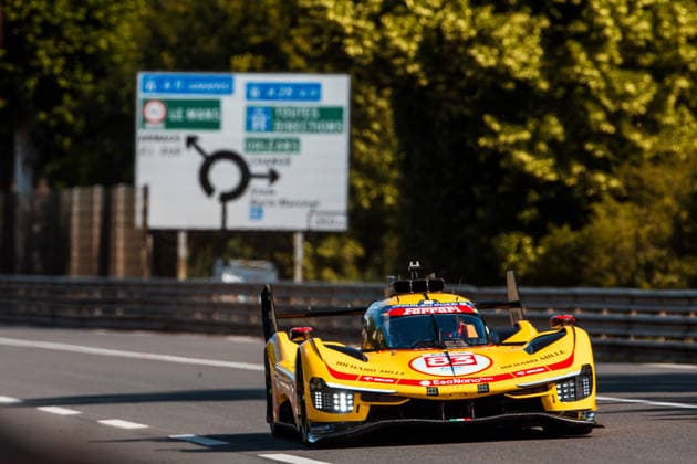 24 HEURES DU MANS 2026 - TEST DAY 83 YE Yifei (chn), KUBICA Robert (pol), HANSON Phil (gbr), AF Corse, Ferrari 499P 83, Hypercar, action during the Test Day of the 24 Hours of Le Mans 2026, 3rd round of the 2026 FIA World Endurance Championship, on June 7, 2026 on the Circuit des 24 Heures du Mans in Le Mans, France - Copyright: xDPPIx