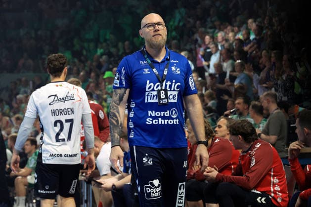 DEU, DHB, 1.HBL, Fuechse Berlin vs. Flensburger-Handewitt, 07.06.2026, Max-Schmeling-Halle, Berlin, DEU, DHB, 1.HBL, Fuechse Berlin vs. Flensburger-Handewitt, im Bild Trainer Ales Pajovic (Flensburg Handewitt)