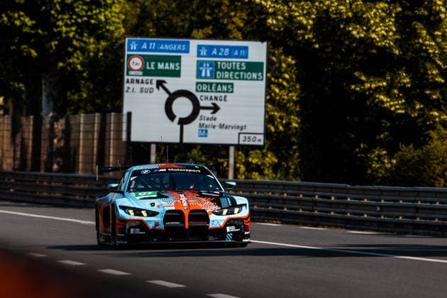 24 HEURES DU MANS 2026 - TEST DAY 69 MCINTOSH Anthony (usa), THOMPSON Parker (can), HARPER Daniel (gbr), Team WRT, BMW M4 LMGT3 Evo 69, LM GT3, action during the Test Day of the 24 Hours of Le Mans 2026, 3rd round of the 2026 FIA World Endurance Championship, on June 7, 2026 on the Circuit des 24 Heures du Mans in Le Mans, France - Copyright: xDPPIx