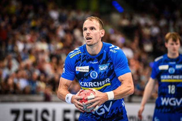 Kai Haefner (TVB Stuttgart, 34) GER, TVB Stuttgart - HC Erlangen, DAIKIN HBL, Handball, Bundesliga, 34. Spieltag, Spielzeit 2025 2026, 07.06.2026 GER, TVB Stuttgart - HC Erlangen, DAIKIN HBL, Handball, Bundesliga, 34. Spieltag, Spielzeit 2025 2026, 07.06.2026 Stuttgart