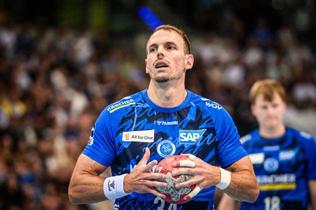 Kai Haefner (TVB Stuttgart, 34) GER, TVB Stuttgart - HC Erlangen, DAIKIN HBL, Handball, Bundesliga, 34. Spieltag, Spielzeit 2025 2026, 07.06.2026 GER, TVB Stuttgart - HC Erlangen, DAIKIN HBL, Handball, Bundesliga, 34. Spieltag, Spielzeit 2025 2026, 07.06.2026 Stuttgart