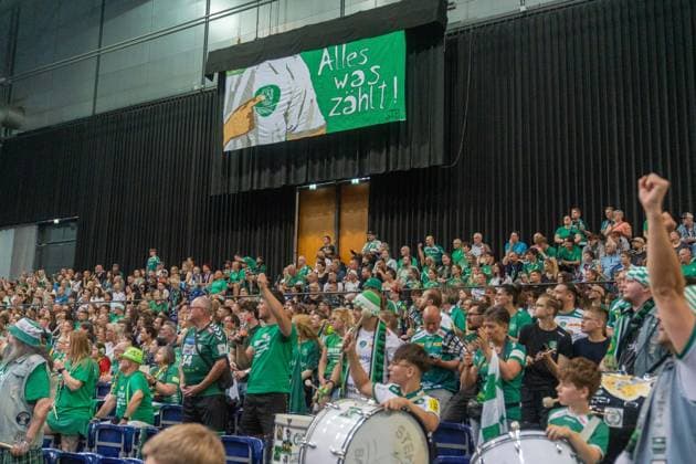 Leipziger Fanblock SC DHfK Leipzig vs. TSV GWD Minden, Handball, 1. Handball-Bundesliga, 34. Spieltag, Saison 2025 2026, 07.06.2026 SC DHfK Leipzig vs. TSV GWD Minden, Handball, 1. Handball-Bundesliga, 34. Spieltag, Saison 2025 2026, 07.06.2026 Leipzig