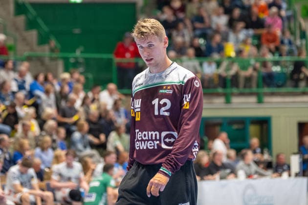Kristian Saeveras (FRISCH AUF! Goeppingen, 12) ist nachdenklich. Bergischer HC vs. Frisch Auf! Goeppingen, Handball, DAIKIN HBL, 34. Spieltag, Saison 2025 2026, 07.06.2026 Bergischer HC vs. Frisch Auf! Goeppingen, Handball, DAIKIN HBL, 34. Spieltag, Saison 2025 2026, 07.06.2026 Wuppertal