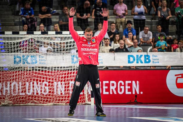 Dario Quenstedt (HC Erlangen, 01) GER, TVB Stuttgart - HC Erlangen, DAIKIN HBL, Handball, Bundesliga, 34. Spieltag, Spielzeit 2025 2026, 07.06.2026 GER, TVB Stuttgart - HC Erlangen, DAIKIN HBL, Handball, Bundesliga, 34. Spieltag, Spielzeit 2025 2026, 07.06.2026 Stuttgart