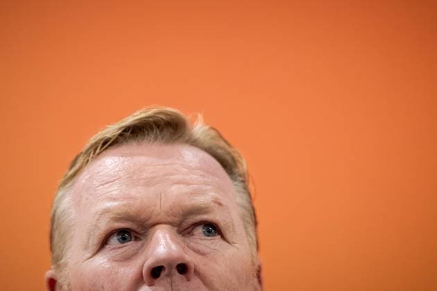 NEW YORK - National coach Ronald Koeman during a press conference, PK, Pressekonferenz of the Dutch national team, Nationalteam at Sonesta White Plains Downtown, on June 7, 2026, in White Plains, New York. The Dutch national team is preparing for the 2026 FIFA World Cup, WM, Weltmeisterschaft, Fussball ROBIN VAN LONKHUIJSEN ANP xVIxANPxSportx xxANPxIVx 560411290 originalFilename: 560411290.jpg