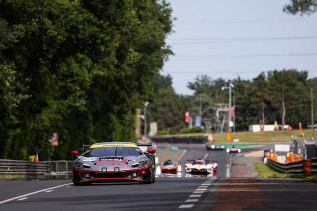 24 HEURES DU MANS 2026 - TEST DAY 21 HERIAU Francois (fra), MANN Simon (usa), ROVERA Alessio (ita), Vista AF Corse, Ferrari 296 LMGT3 Evo 21, LM GT3, action during the Test Day of the 24 Hours of Le Mans 2026, 3rd round of the 2026 FIA World Endurance Championship, on June 7, 2026 on the Circuit des 24 Heures du Mans in Le Mans, France - Le MansFrance Copyright: xJULIENxDELFOSSEx