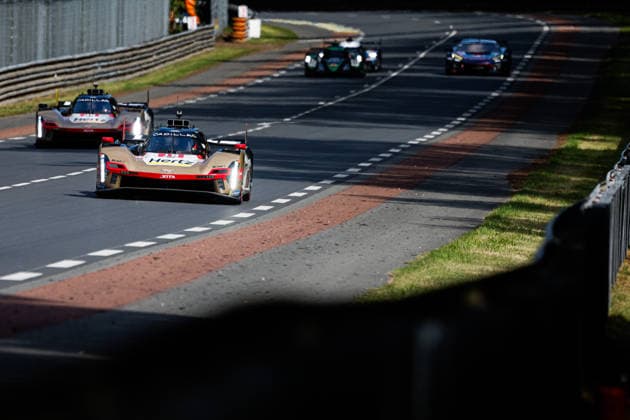 24 HEURES DU MANS 2026 - TEST DAY 12 DELETRAZ Louis (swi), STEVENS Will (gbr), NATO Norman (fra), Cadillac Hertz Team Jota, Cadillac V-Series.R 12, Hypercar, action, during the Test Day of the 24 Hours of Le Mans 2026, 3rd round of the 2026 FIA World Endurance Championship, on June 7, 2026 on the Circuit des 24 Heures du Mans in Le Mans, France - Le MansFrance Copyright: xFREDERICxLExFLOCxHx