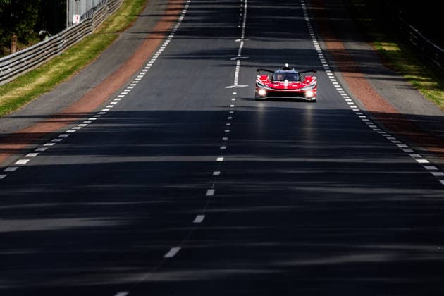 24 HEURES DU MANS 2026 - TEST DAY 08 BUEMI SÃ bastien (swi), HARTLEY Brendon (nzl), HIRAKAWA Ryo (jpn), Toyota Racing, Toyota TR010 Hybrid 08, Hypercar, action, during the Test Day of the 24 Hours of Le Mans 2026, 3rd round of the 2026 FIA World Endurance Championship, on June 7, 2026 on the Circuit des 24 Heures du Mans in Le Mans, France - Le MansFrance Copyright: xFREDERICxLExFLOCxHx