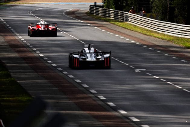 24 HEURES DU MANS 2026 - TEST DAY 93 DI RESTA Paul (gbr), VANDOORNE Stoffel (bel), CASSIDY Nick (nzl), Peugeot TotalEnergies, Peugeot 9X8 93, Hypercar, action, during the Test Day of the 24 Hours of Le Mans 2026, 3rd round of the 2026 FIA World Endurance Championship, on June 7, 2026 on the Circuit des 24 Heures du Mans in Le Mans, France - Le MansFrance Copyright: xFREDERICxLExFLOCxHx