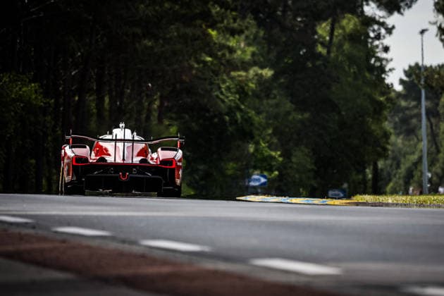 24 HEURES DU MANS 2026 - TEST DAY 08 BUEMI SÃ bastien (swi), HARTLEY Brendon (nzl), HIRAKAWA Ryo (jpn), Toyota Racing, Toyota TR010 Hybrid 08, Hypercar, action, during the Test Day of the 24 Hours of Le Mans 2026, 3rd round of the 2026 FIA World Endurance Championship, on June 7, 2026 on the Circuit des 24 Heures du Mans in Le Mans, France - Le MansFrance Copyright: xFREDERICxLExFLOCxHx