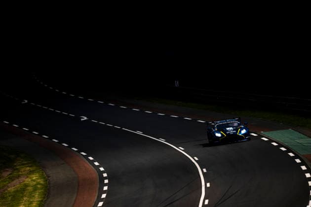 24 HEURES DU MANS 2026 - TEST DAY 27 JAMES Ian (usa), ROBICHON Zacharie (can), DRUDI Mattia (ita), Heart of Racing Team, Aston Martin Vantage AMR LMGT3 27, LM GT3, action during the Test Day of the 24 Hours of Le Mans 2026, 3rd round of the 2026 FIA World Endurance Championship, on June 7, 2026 on the Circuit des 24 Heures du Mans in Le Mans, France - Le MansFrance Copyright: xCharlyxLopezx