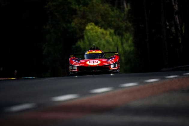 24 HEURES DU MANS 2026 - TEST DAY 50 FUOCO Antonio (ita), NIELSEN Nicklas (dnk), MOLINA Miguel (spa), Ferrari AF Corse, Ferrari 499P 50, Hypercar, action during the Test Day of the 24 Hours of Le Mans 2026, 3rd round of the 2026 FIA World Endurance Championship, on June 7, 2026 on the Circuit des 24 Heures du Mans in Le Mans, France - Le MansFrance Copyright: xCharlyxLopezx