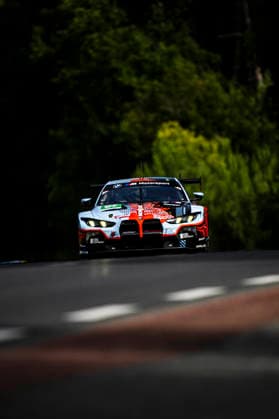 24 HEURES DU MANS 2026 - TEST DAY 69 MCINTOSH Anthony (usa), THOMPSON Parker (can), HARPER Daniel (gbr), Team WRT, BMW M4 LMGT3 Evo 69, LM GT3, action during the Test Day of the 24 Hours of Le Mans 2026, 3rd round of the 2026 FIA World Endurance Championship, on June 7, 2026 on the Circuit des 24 Heures du Mans in Le Mans, France - Le MansFrance Copyright: xCharlyxLopezx