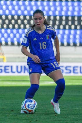 FOOTBALL - FIFA World Cup, WM, Weltmeisterschaft, Fussball - Qualifiers - Italy vs Serbia Photo by IPA ABACAPRESS.COM85455608 - Giulia Dragoni (Italy) during Qualifiers - Italy vs Serbia, FIFA World Cup match in Pisa, Italy, June 05 2026 Pisa Italy Copyright: xIPAxSport ABACAx