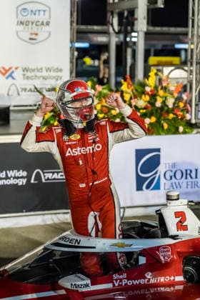 June 7, 2026, Madison, Illinois, USA: IndyCar, Indy Car, IRL, USA SERIES driver, JOSEF NEWGARDEN (2) (USA) of Nashville, TN, wins the Bommarito Automotive Group 500 at World Wide Technology Raceway in MADISON, Illinois. INDYCAR SERIES: June 07, 2026: Bommarito Automotive Group 500: Race Winner Josef Newgarden - ZUMAa161 20260607_aaa_a161_006 Copyright: xWalterxArce GMGx