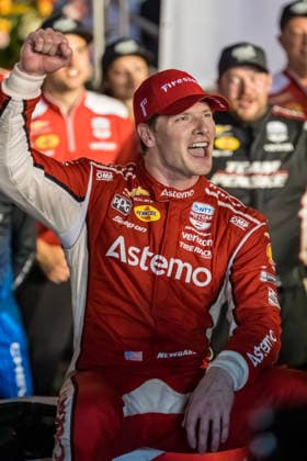 June 7, 2026, Madison, Illinois, USA: IndyCar, Indy Car, IRL, USA SERIES driver, JOSEF NEWGARDEN (2) (USA) of Nashville, TN, wins the Bommarito Automotive Group 500 at World Wide Technology Raceway in MADISON, Illinois. Madison USA - ZUMAa161 20260607_aaa_a161_010 Copyright: xWalterxArce GMGx