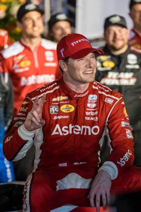 June 7, 2026, Madison, Illinois, USA: IndyCar, Indy Car, IRL, USA SERIES driver, JOSEF NEWGARDEN (2) (USA) of Nashville, TN, wins the Bommarito Automotive Group 500 at World Wide Technology Raceway in MADISON, Illinois. Madison USA - ZUMAa161 20260607_aaa_a161_015 Copyright: xWalterxArce GMGx