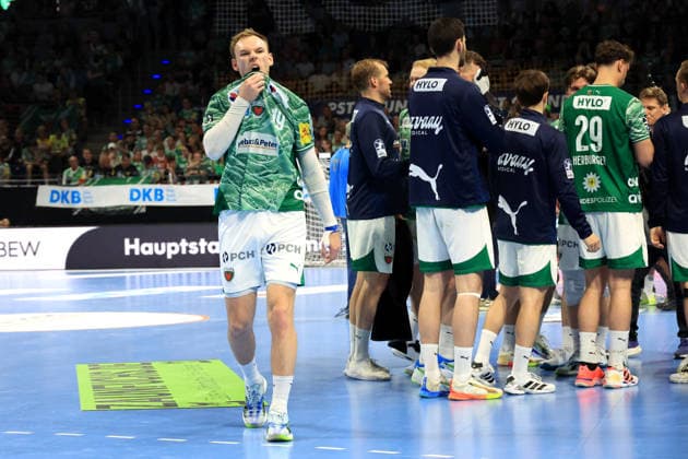DEU, DHB, 1.HBL, Fuechse Berlin vs. Flensburg-Handewitt, 07.06.2026, Max-Schmeling-Halle, Berlin, DEU, DHB, 1.HBL, Fuechse Berlin vs. Flensburg-Handewitt, im Bild Mathias Gidsel (Fuechse Berlin 19)