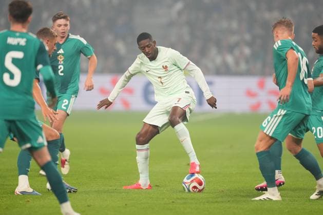 Ousmane Dembele of France France v Northern Ireland, International Friendly, Länderspiel, Nationalmannschaft Football, Decathlon Arena Stade Pierre-Mauroy, Lille, France - 08 Jun 2026Lille Decathlon Arena Stade Pierre-Mau France EDITORIAL USE ONLY No use with unauthorised audio, video, data, fixture lists, club league logos or live services. Online in-match use limited to 120 images, no video emulation. No use in betting, games or single club league player publications. Copyright: xDavexWinter Shutterstockx 16912920am